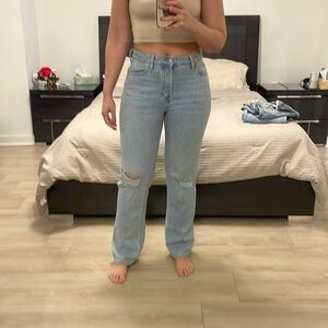 Straight High waisted jeans